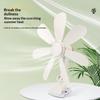 1 Set Quiet Corner Fans 16.5-Inch Wall Mount Fan With Remote And Timer Small 5V Usb Fan For Bedroom Kitchens
