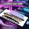 Custom Name Personalized Bride of Chucky Pattern Mousepad, Laptop PC Desk Mat, Decorative Desk Mat for Home Keyboard Pad Gift