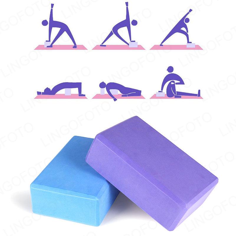 Gym Fitness EVA Yoga Block Colorful Foam Block Brick for Exercise Workout Training Bodybuilding Equipment