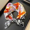New 100% Natural Real Silk Scarf Fashion Women Summer Beach Small 53*53cm Neck Scarves Shawl Bandana Hijab Pashmina Poncho 2026