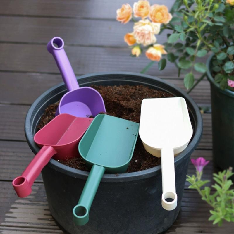 Plastic Garden Scoops Hand Tool Deep Body Hand Shovel with Hanging Hole for Soil Transfer and Routine Cleanup Tasks Daily