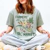 Tomato Girl Summer Shirt: Comfort Colors Farmers Market Tee