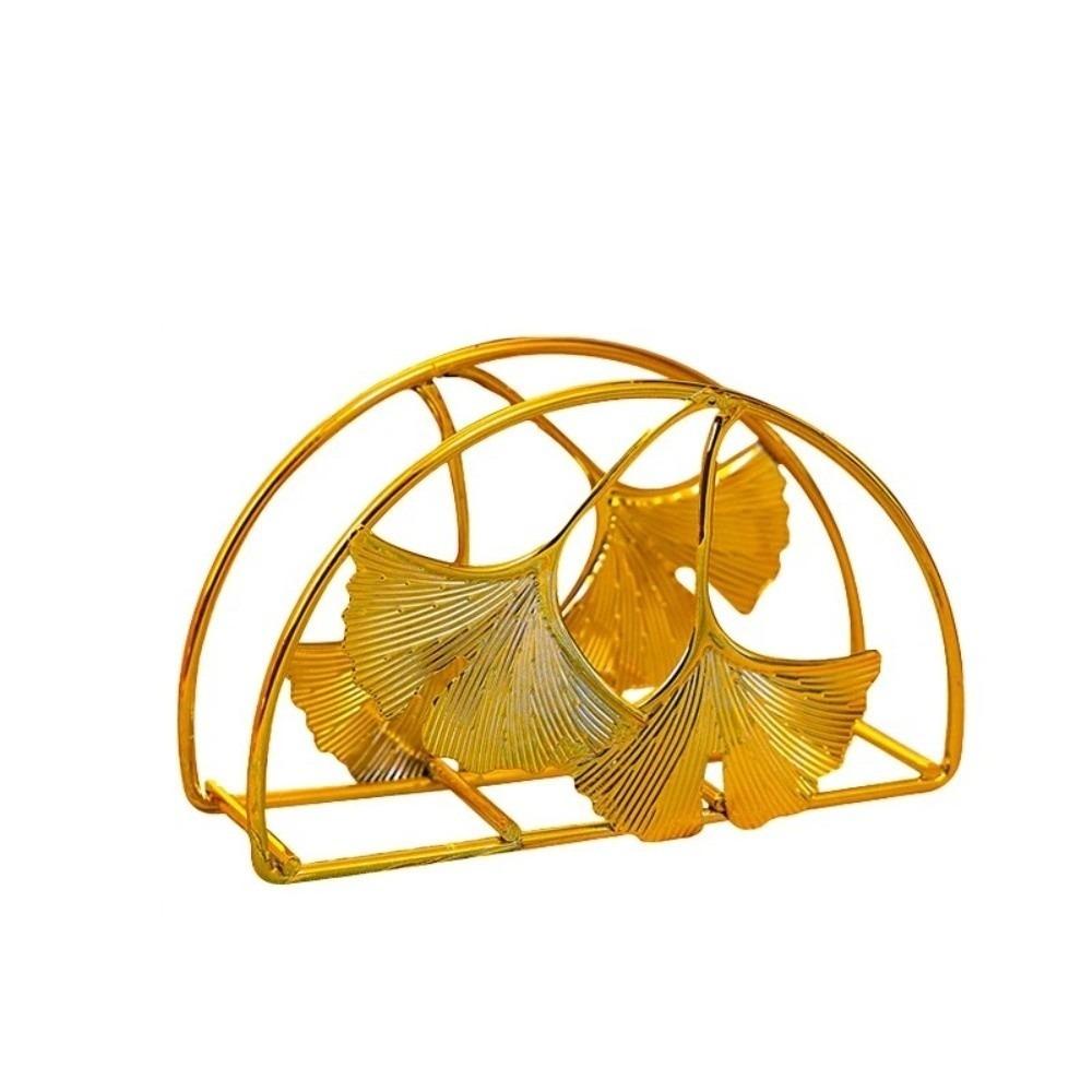 

Nordic Style Ironwork Gold Tissue Holder Standing Vertical Paper Storage Rack Hotel Style 3