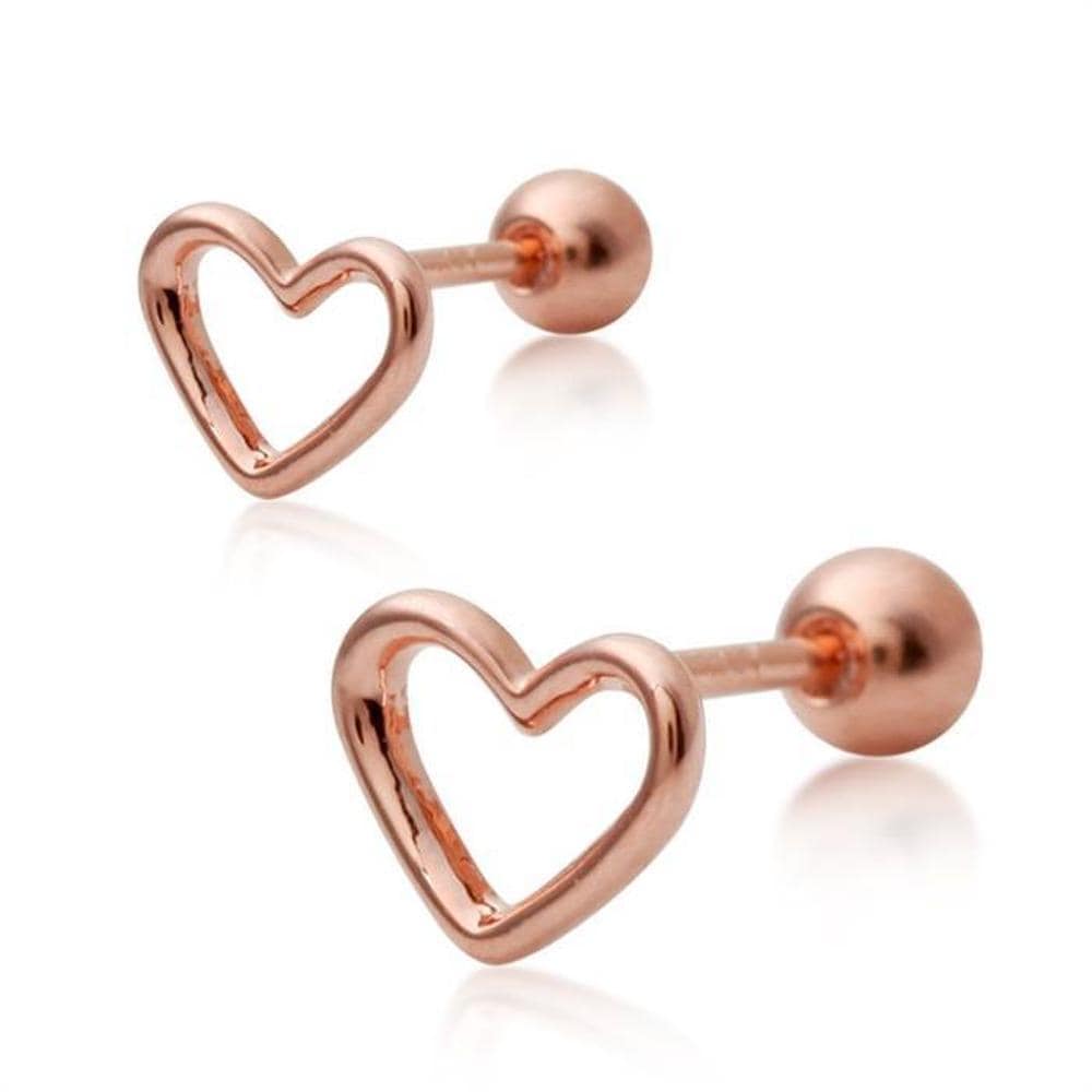 [Onm] Onm 14K Gold Pin Piercing Line Heart 2 Types (Choose 1) (S9594180)