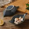 Ceramic Leaf Bowl Dessert Plate Snack Bowl Fruit Plate Dipping Dish Tasting Plate Seasoning Dish Pickled Vegetables Plates Tray