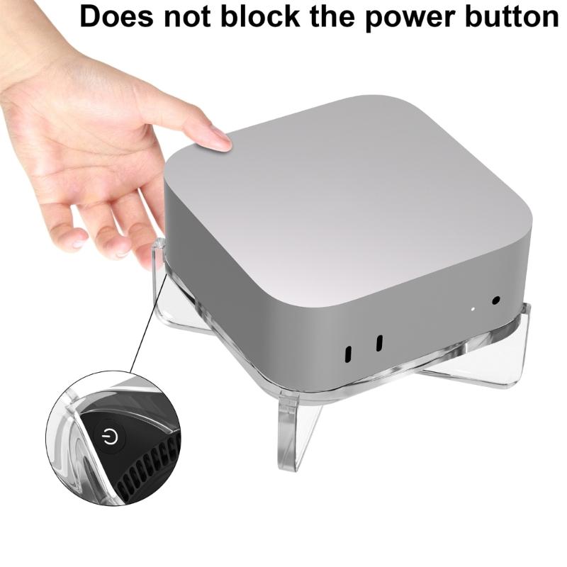 Desktop Stand for Mini Heat Dissipation Acrylic Mount Dock Cooling Holder Accessories