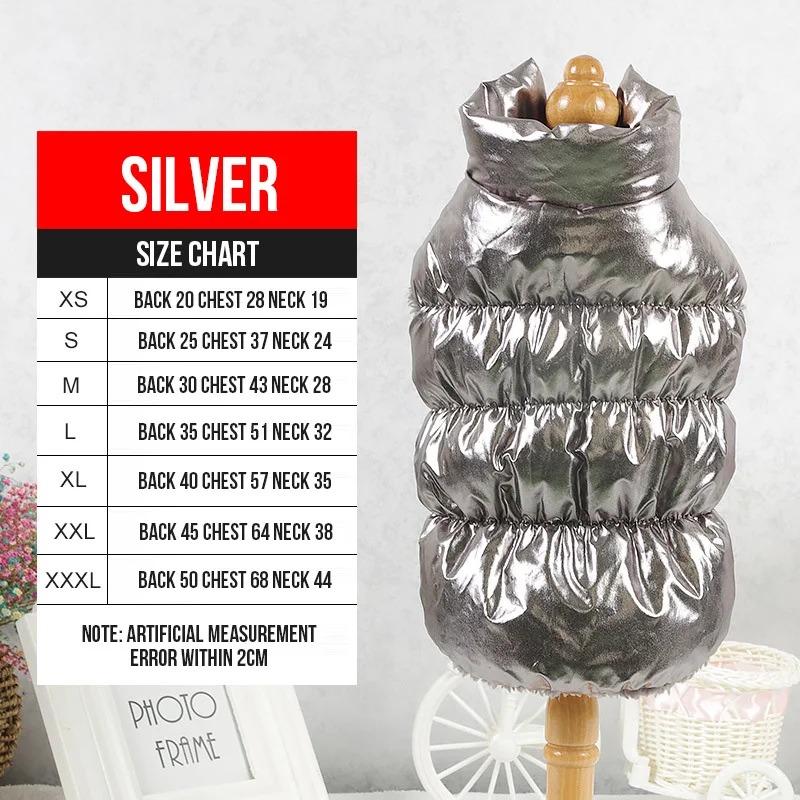 Winter Pet Dog Down Coat Fleece Warm Inside Candy Color Pet Down Warm Coat Puppy Down Clothes Winter Clothes Clothing XS-3XL