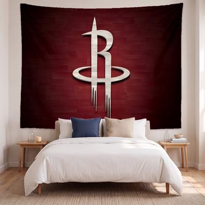 Houston Rockets (1) Art Wall Hanging Tapestry for Home Bedroom Living Room Decor Great Gift Idea