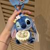 Stitch Plush Keychain Cartoon Character Pendant Cute Chef Doll Bag Charm Gift Kids