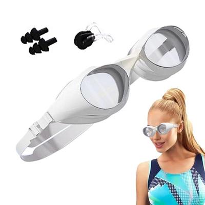 Water Goggles For Kids Diving & Swim Goggles No Leaking Wide View Adjustable Strap Anti Fog Anti UV Kids Swimming Equipment For