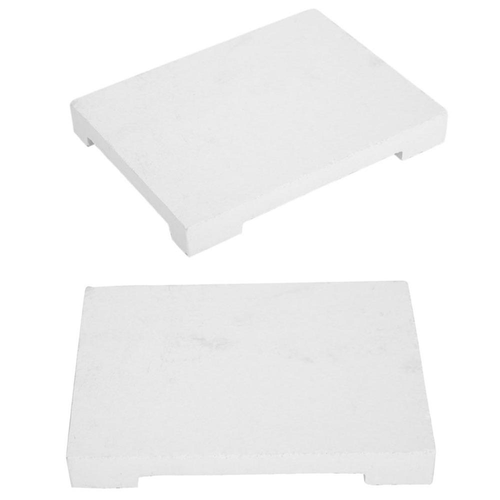 Four Corner Refractory Brick High Temp Resistant Welding Table Heat Insulation Pad  Silver Welding