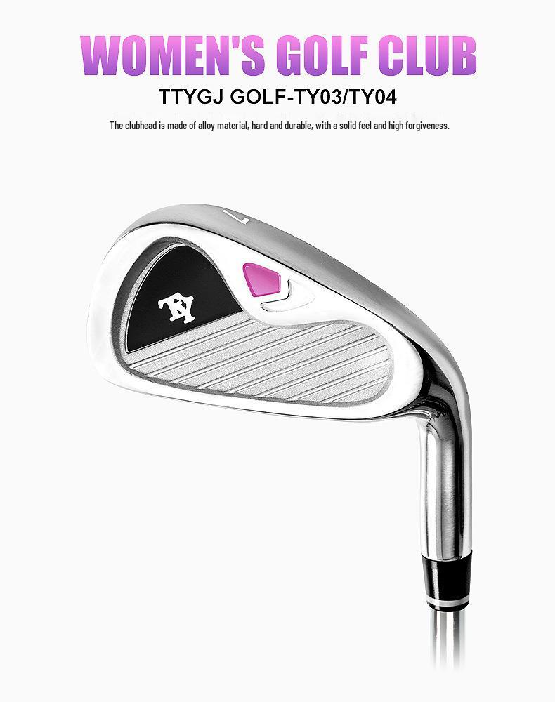 TTYGJ Men's & Women's Stainless Steel 7 Iron Golf Club for Beginners