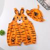 Infant Girl's Cute Summer Strappy Triangle Bodysuit Diaper Cover