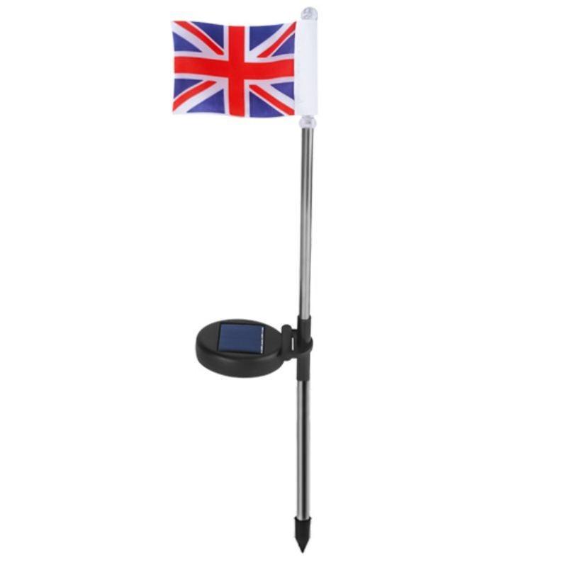 Atemberaubende LED-Solar-Gartenflaggenleuchten für patriotische Dekorationen Mit Ip65 Wasserdicht