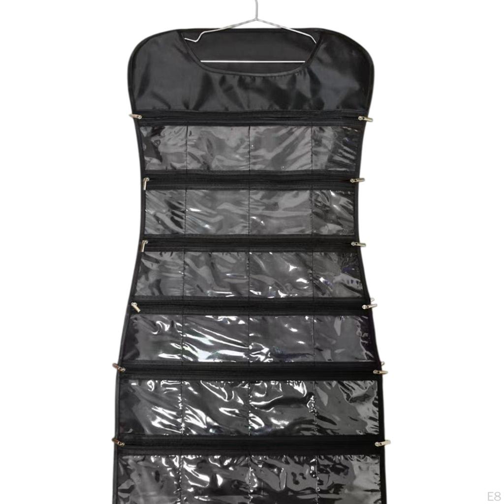 Hanging Jewelry Organizer Necklace Hanger Anklet, Oxford Cloth Bracelet Holder, Wall