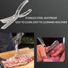 Pro Rib Membrane Remover Tool Stainless Steel Trimming with Curved Blade&Ergonomic Handle Dishwasher Safe for Easy BBQ Grilling