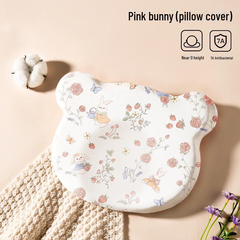 Memory Foam Baby Head Shaping Pillow for Newborns (0-12 Months) - All-Season Use
