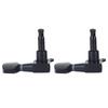 3L 3R Black Closed Zinc Alloy Machine Heads String Tuning Pegs for Folk Electric Guitar