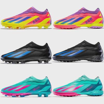 Unisex Seamless Woven Soccer Shoes, Low-Top TF and AG Studs for Turf and Grass, Ideal for Student Training