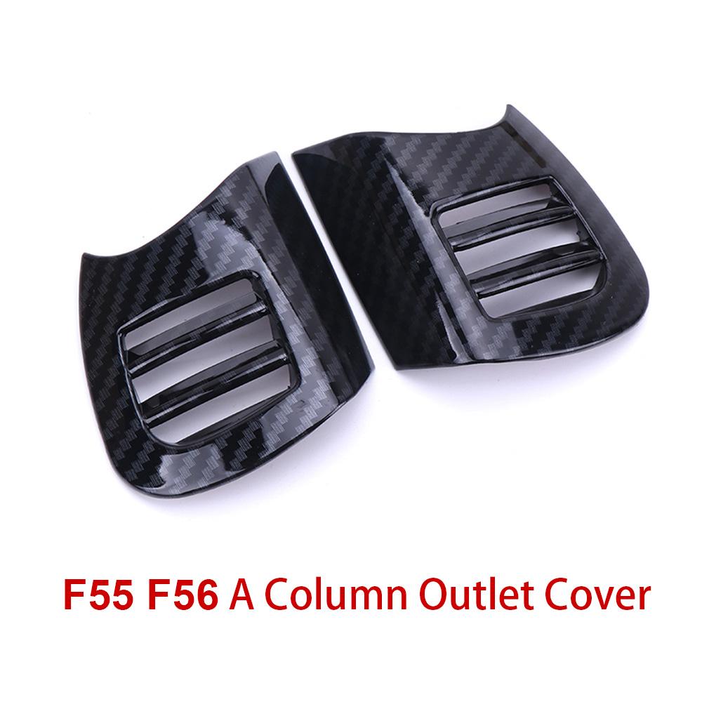 

For MINI Cooper Hatchback F56 Whole Inner Carbon Fiber Texture Sticker Cover Handle Vent Console Panel Housing Case Accessories F56 A Vent Cover