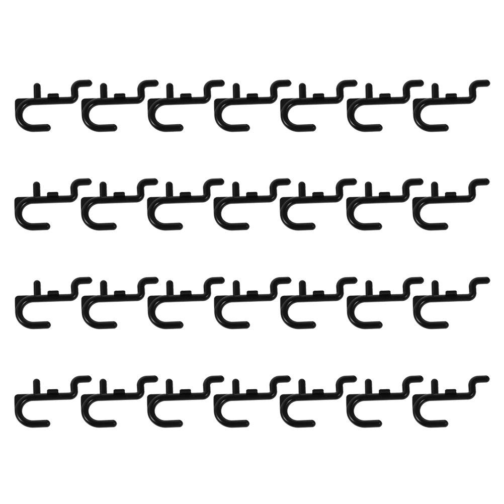 40 Pcs Pegboard Hook Storage Tools Multi Purpose Hooks Pegboard Accessories Home Storage Pegboard Hanging Hook Wall MountBracket
