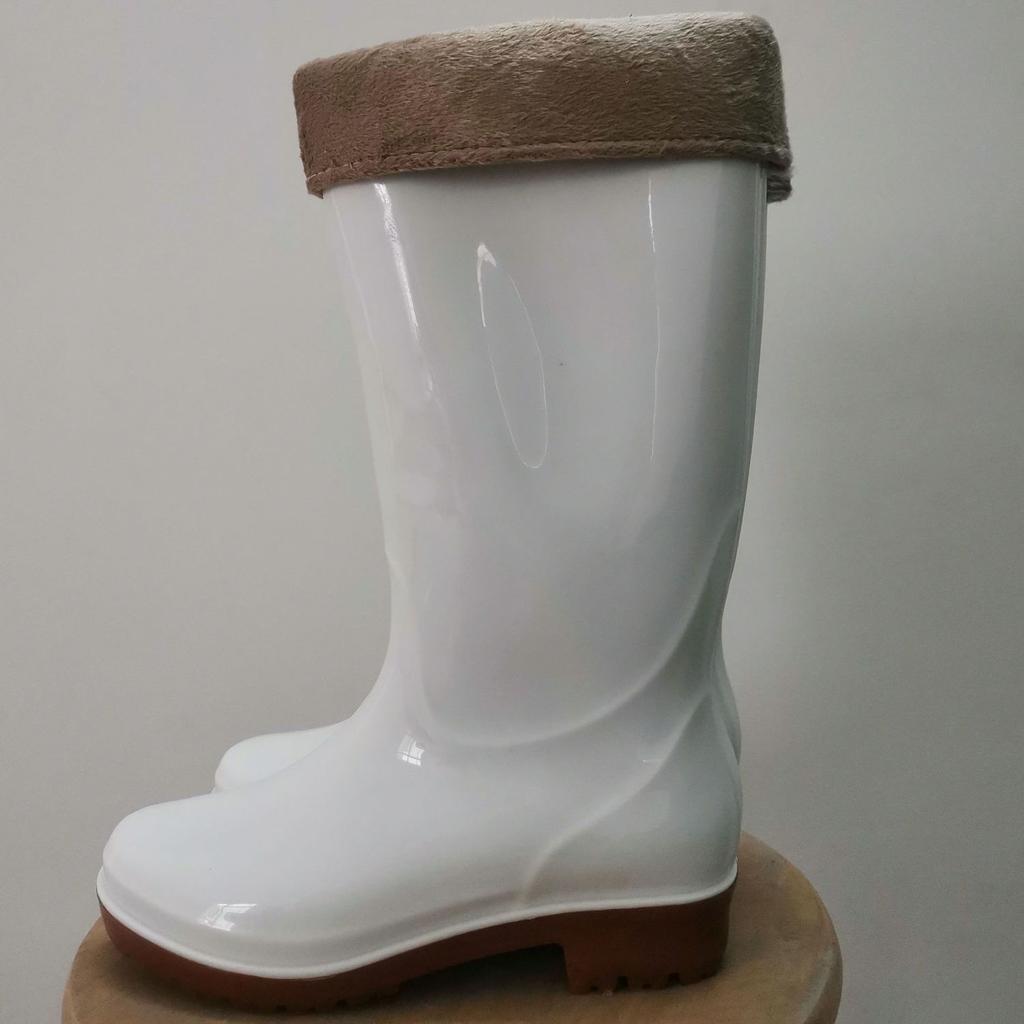 Water Shoes Medium and High Health Boots Food Factory White Rain Shoes Non-slip Water Boots Women Chef Anti