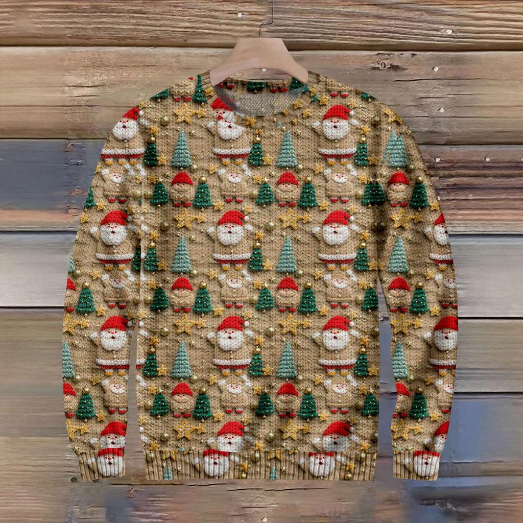 Funny Christmas Sweater For Men And Women, Holiday Pullover 2025, Novelty Crewneck Sweatshirt, Festive Gift