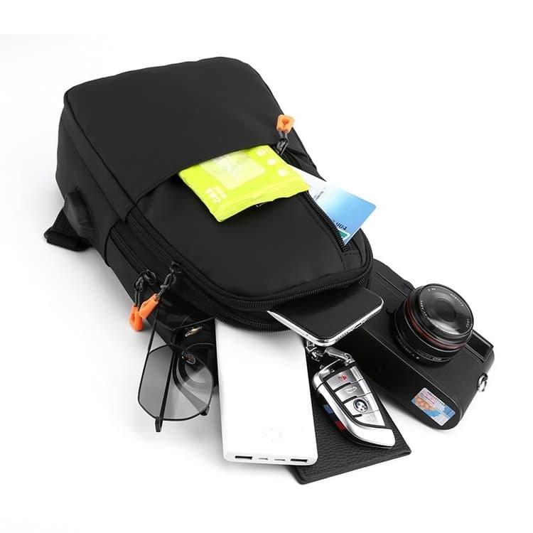 Neuer Trend Herren Brusttasche Mode Lässig Umhängetasche Multifunktional Wasserdicht Crossbody Tasche Bauchtasche