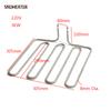SNDHEATER 220V 3KW Electric 4U Heating Element 304SS Air Dry Oven Heater Spare Part Sauna Stove Replacement 305*305*100MM(W*L*H)