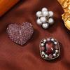 Vintage Zinc Alloy Brooch Pin With Tassel For Womens Retro Fashion Accessory