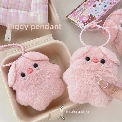 Pink Pig Plush Backpack & Pendant: Cute Keychain for Girls & Couples