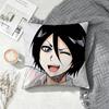 Rukia Kuchiki Bleach  Double-Sided Printed Cushion Cover Bedroom Bedside Sofa Pillow Case