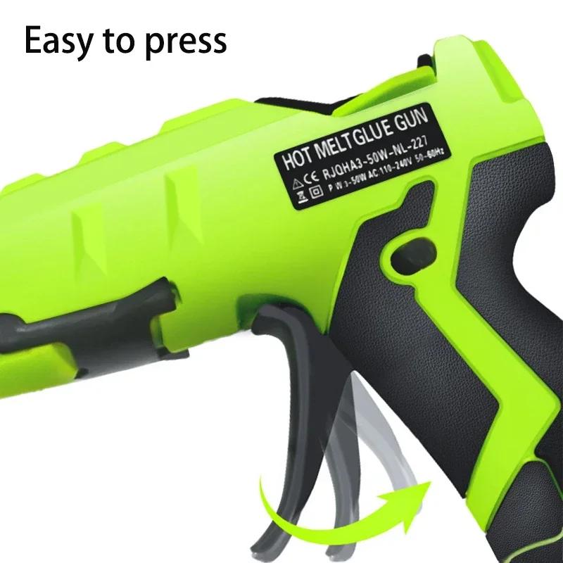 Fast preheating hot glue gun repair tool for Makita/DeWalt/Milwaukee/Bosch 18V Li-ion Battery for hand work DIY