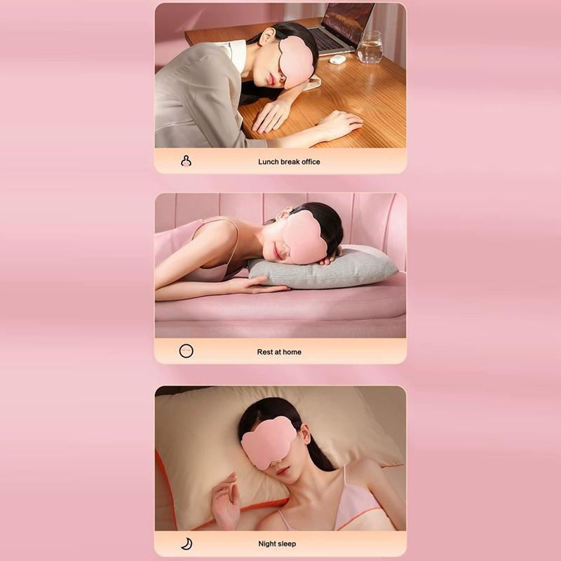 6D Sleeping Mask Block Out Light Sleep Mask For Eyes Soft Sleeping Aid Eye Mask For Travel Eyeshade Night Breathable Slaapmasker