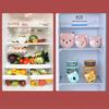 4pcs Children Cartoon Bento Box Cute Bear Lunch Box Outdoor Food Storage Box Kitchen Container Kids Student Microwave Lunch Box