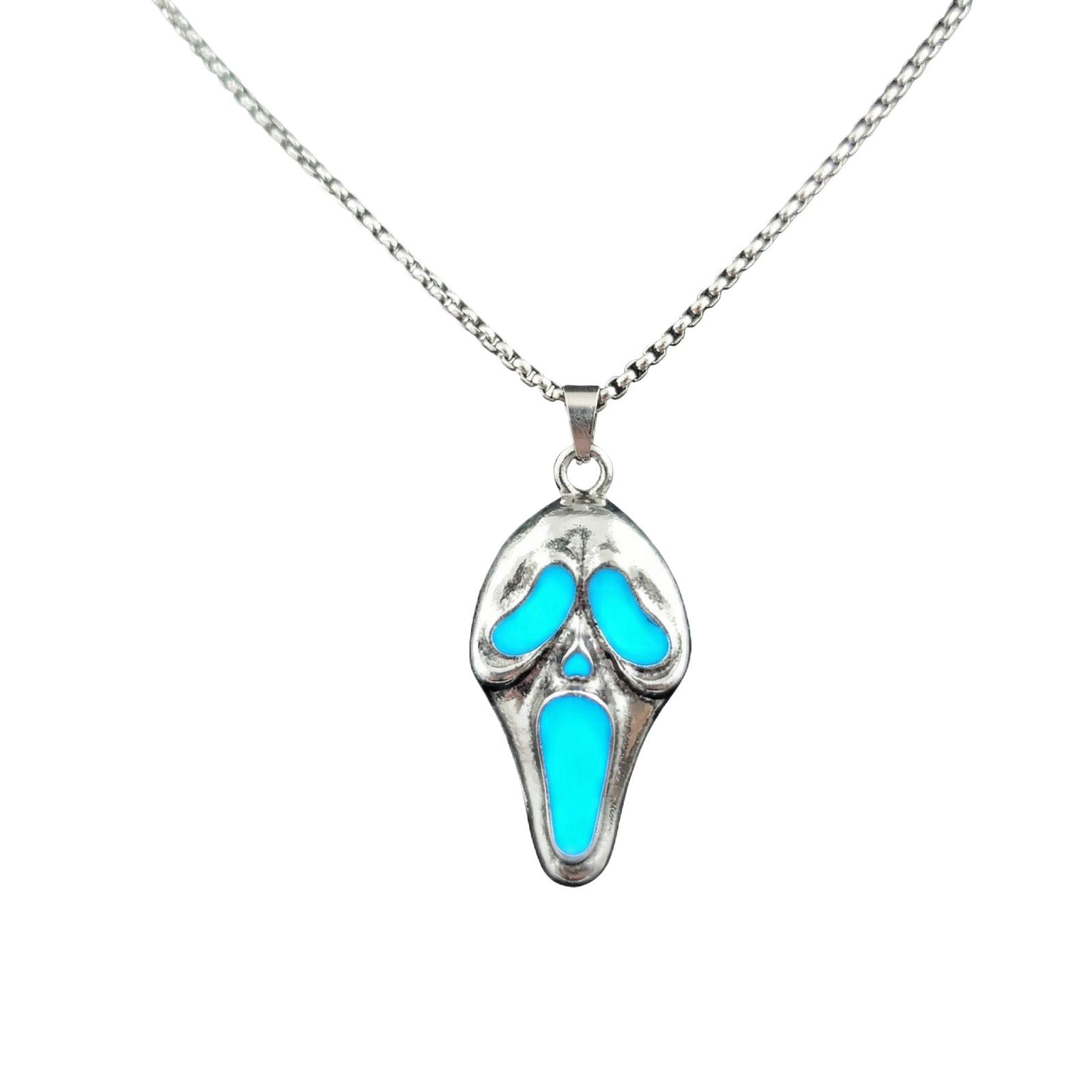 Alloy Luminous Pendant Necklace