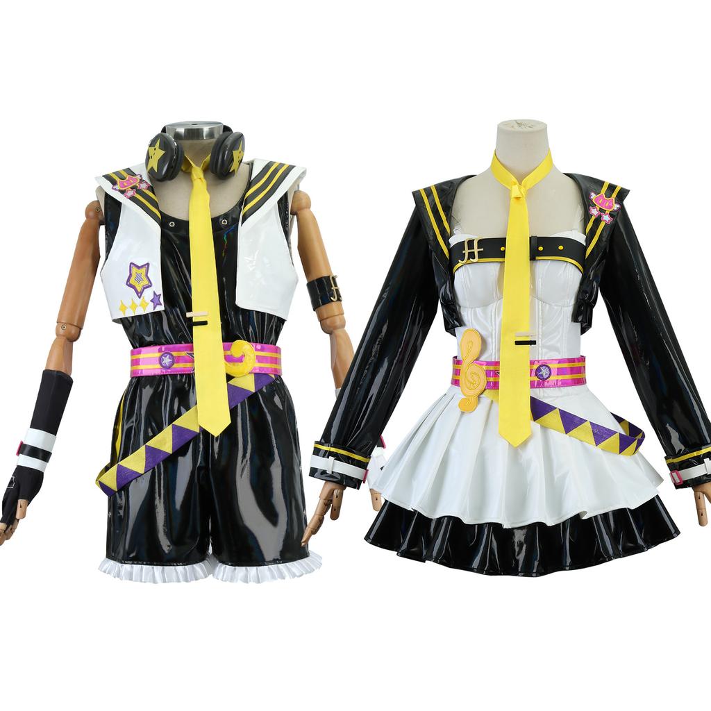 Mirror Gemini Bell even cos clothes Mirror Bell Mirror Bell even Meow Si fast running linkage cosplay clothing full set