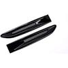 YIWANG ABS Chrome Side Fender Air Vent Outlet Cover Trim for Jaguar XF XE F-Pace X761 Accessories Set of 2pcs (Gloss Black)