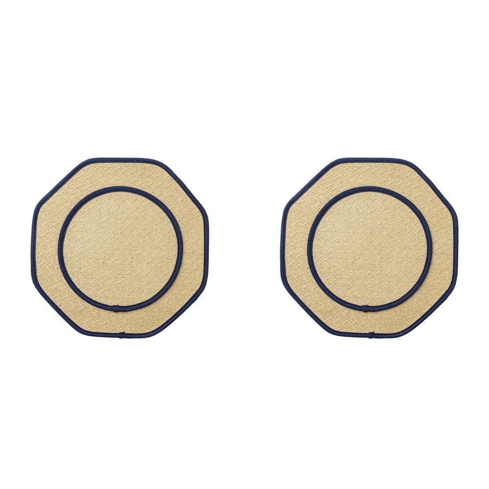 2Pcs Protective Table Placemat Linen Kitchen Mats Vintage Table Mats  Dining Tables