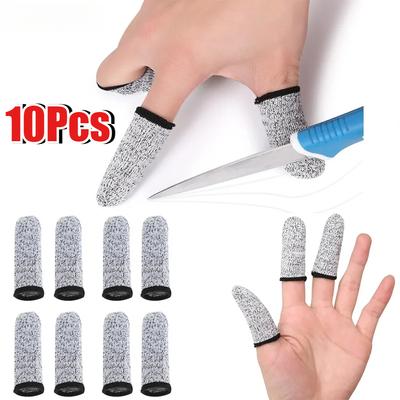 Fingerabdeckung Daumenschutz Anti-Schnitt-Fingerspitzen Fingerhülse Beständiger Schutz Fingerlinge Für Die Arbeit In Der Küche