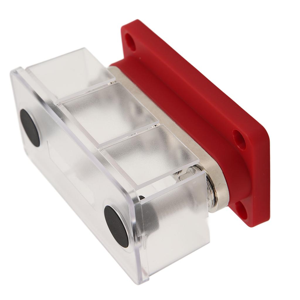 Power Distribution Terminal Block 12‑48V 300A Battery Bus Bar for Cars Trucks RVs Marine Boats Solar System Red