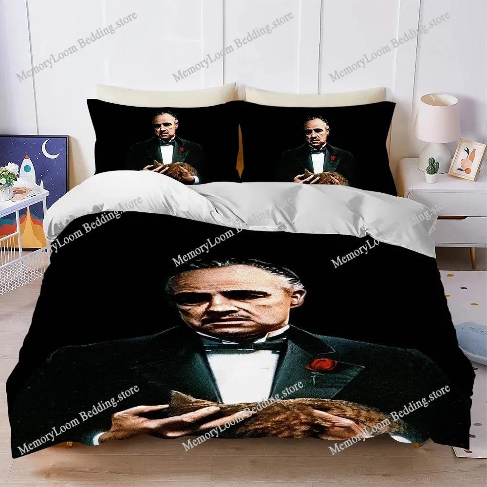 Classic Film The Godfather Duvet Cover Set Home Style Bedding Soft Laundry Cotton Bed Four Seasons Student Dormitory Luxury Gift