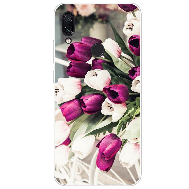 For Xiaomi Redmi Note 7 Case Flower Animal Cover Silicone Case For Redmi Note 7 Pro Note7 Bumper Shockproof Phone Case Coque