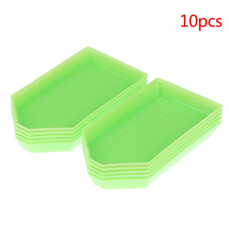 

10 шт. лоток для алмазных сверл с наконечниками коробка для алмазной живописи вышитые аксессуары