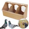 2/3 Grids Hanging Bird Feeding Box Plastic Birds Water Feeder Pigeon Food Dispenser for Parrot Cockatiel Bird Feeding Supplies