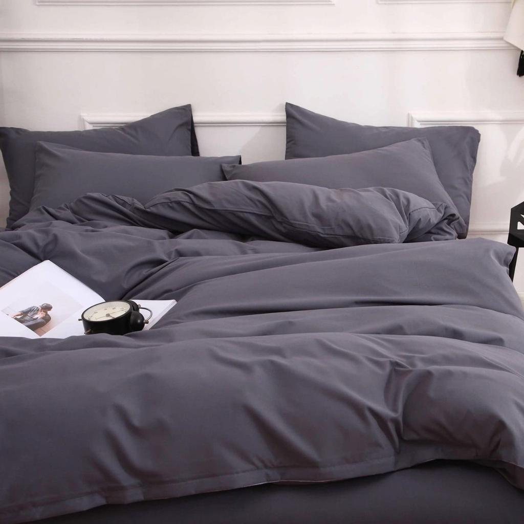 Soft Microfiber Bedding Three-Piece Quilt Cover