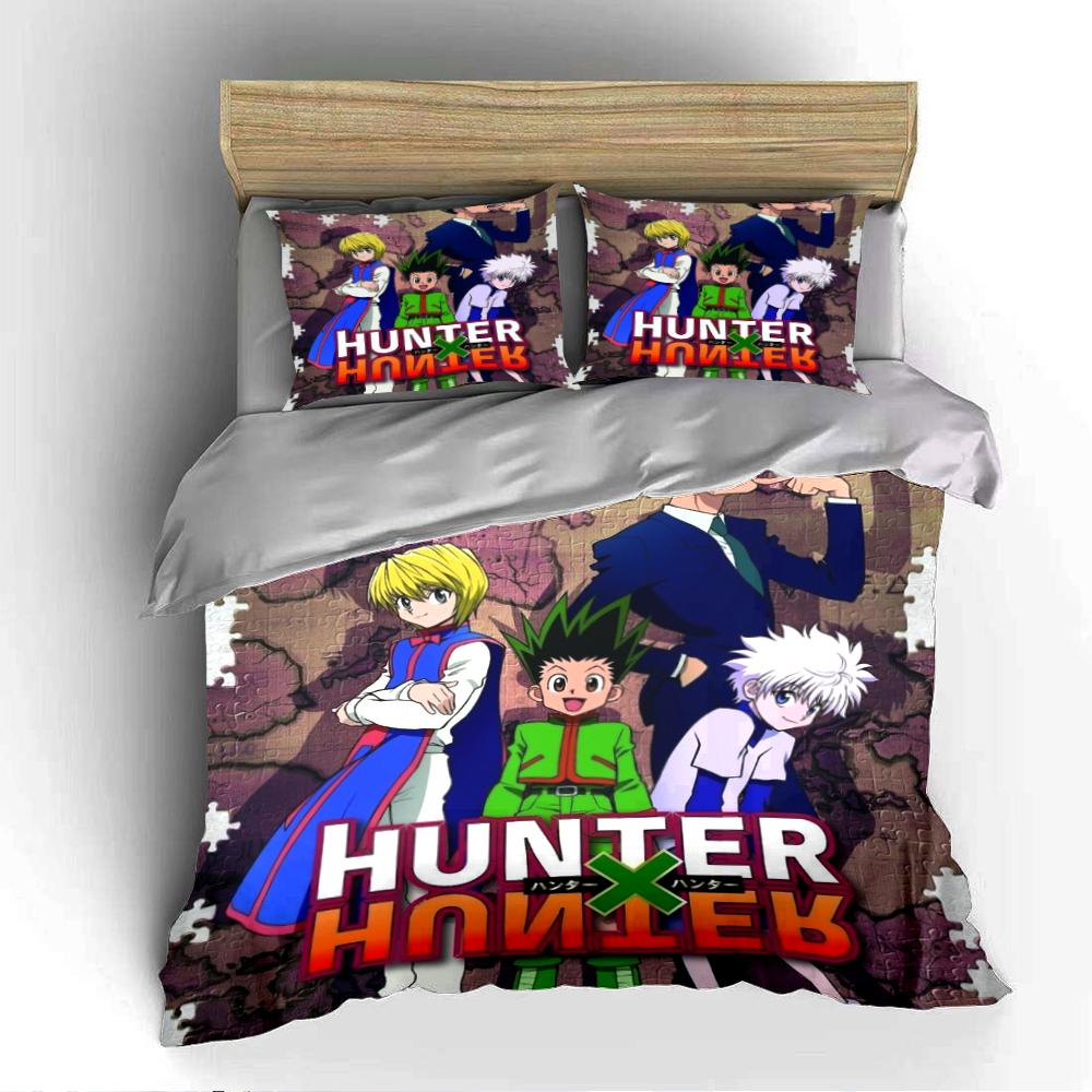 Hunter X Hunter Anime Bedding Set Bedding Set (1 Duvet Cover, 2 Pillowcases, Duvet Not Included)