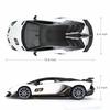 RASTAR 1/14 Scale Lamborghini Aventador SVJ Radio Control Car, RC Model Car with Illuminating Headlights and Taillights, White, 2.4GHz