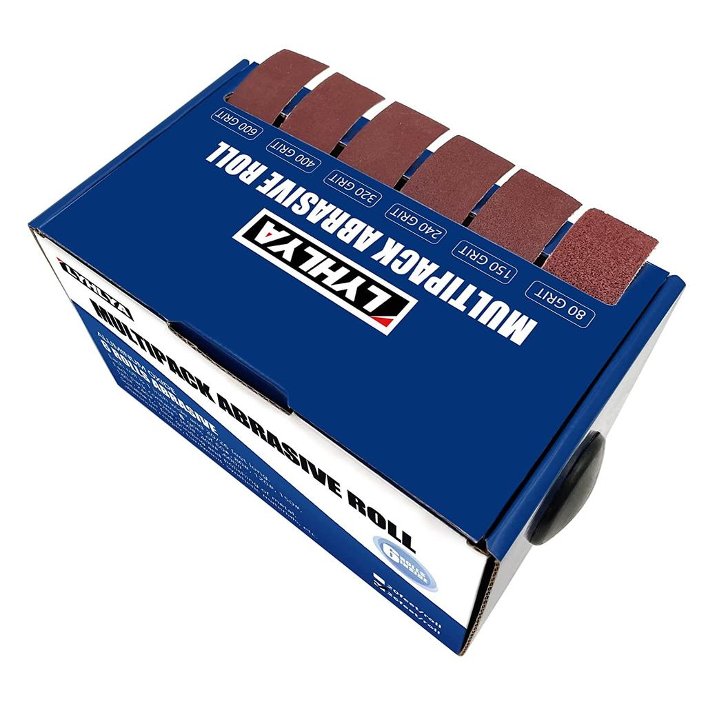 Sandpaper Sand Paper Abrasive Paper with Dispenser Emery Cloth Roll for Wood Furniture Finishing Metal Sanding Polishing 80/150/240/320/400/600