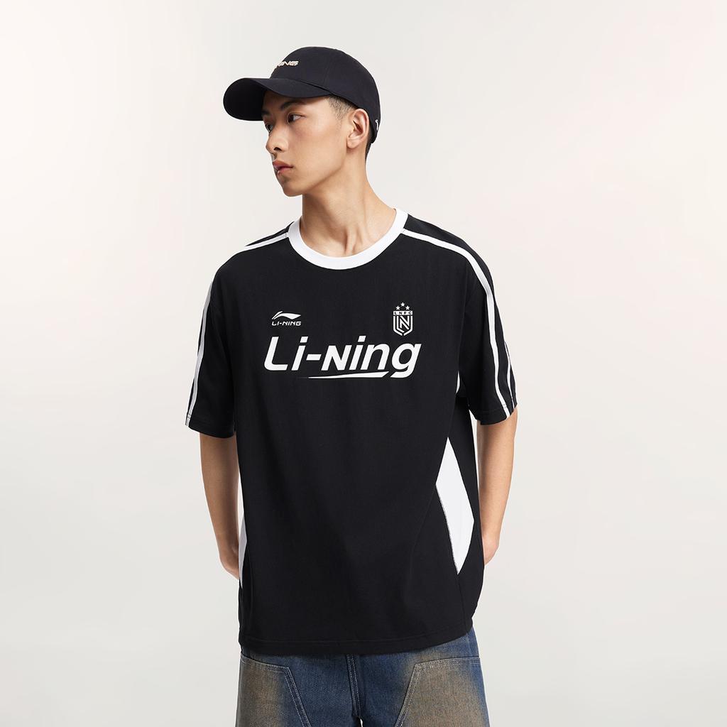 Li Ning Sports Life Collection T Shirt Unisex Black AHSV299-2